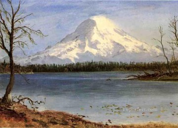 アルバート・ビアシュタット Painting - ロッキー山脈の湖 アルバート・ビアシュタット